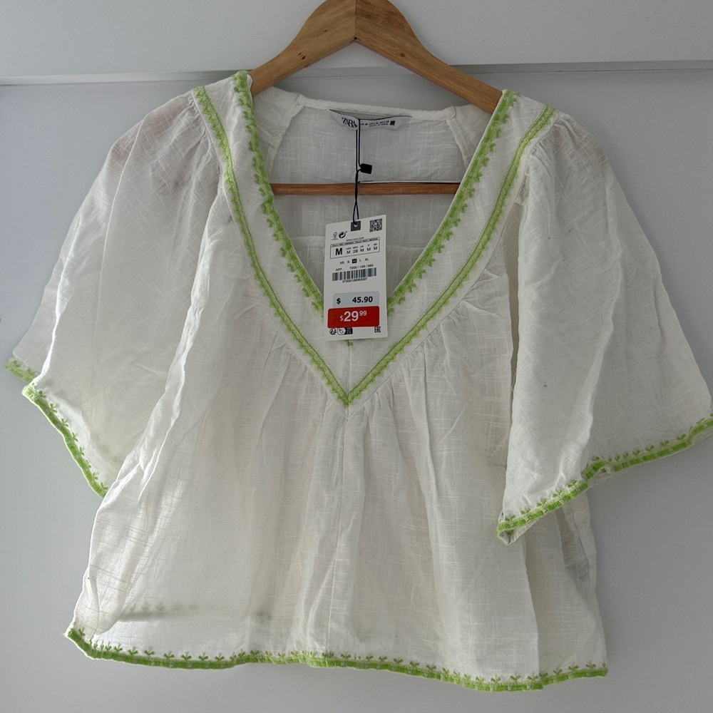 Zara short sleeve top